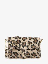 Cross Body Tas Velvet Leopardo Milano Beige velvet leopardo VL260612
